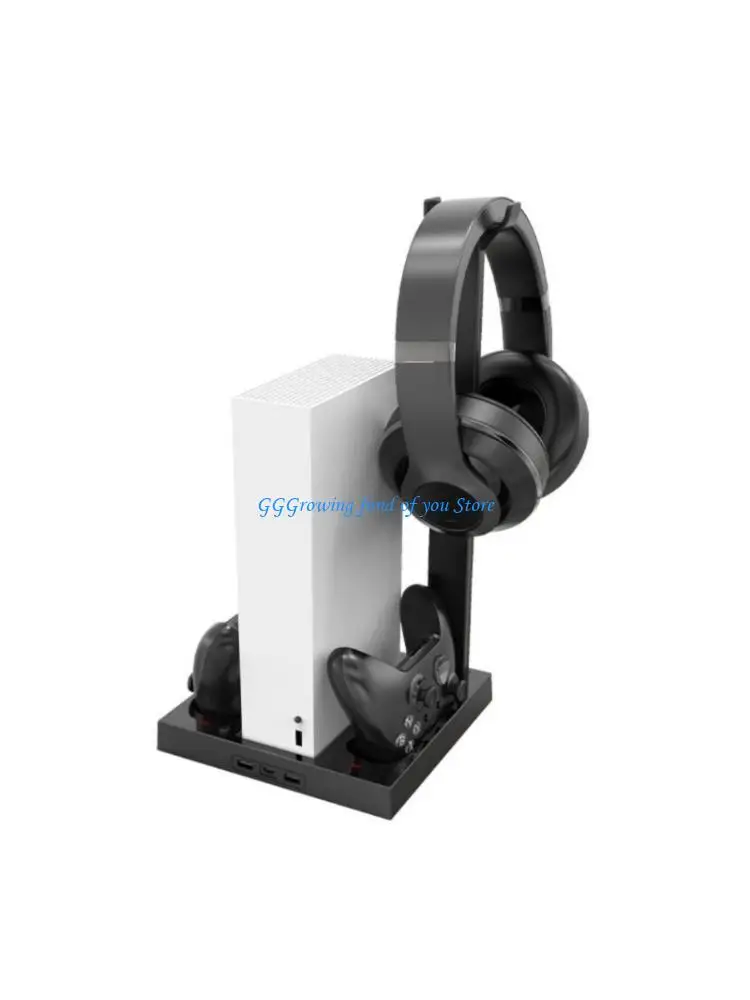 

H9EB Double Controller Holder Stand Console Cooling Fan Base for XSS