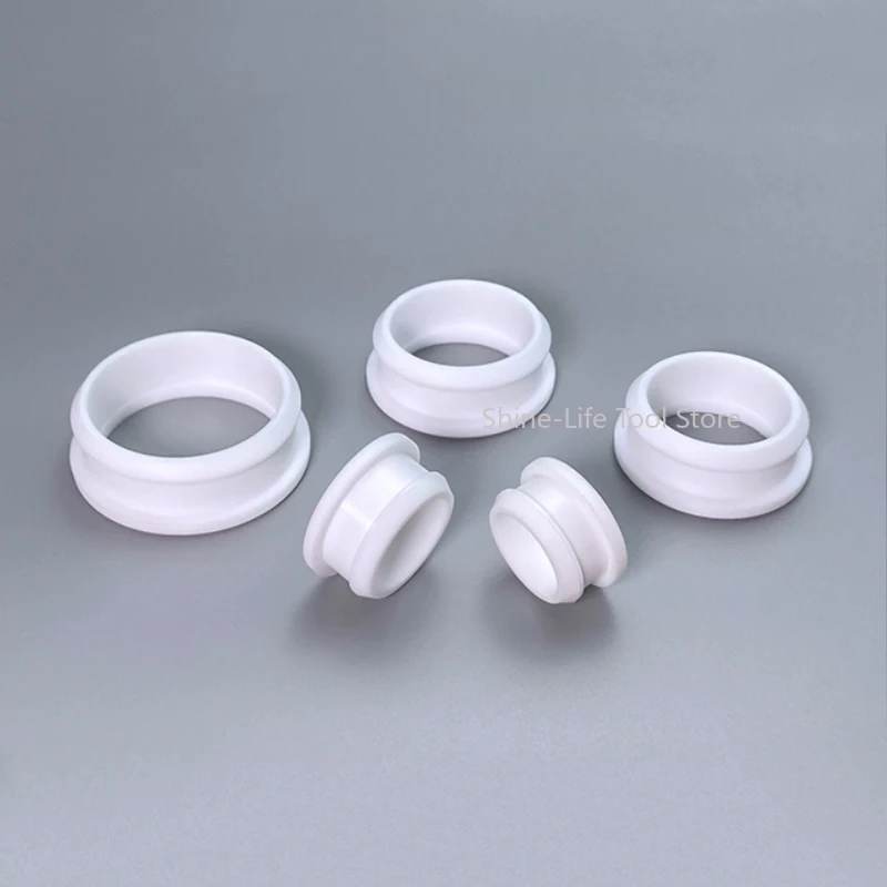 White Silicone Rubber Snap-on Grommet 4.5mm~50.6mm Bung Wire Cable Protect Hollow Hole Plugs End Caps Through Hole Inserts Plug image 6