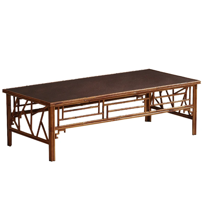 

Bamboo tea table bamboo woven mat antique coffee table low table zen tatami tea retro old phoenix eye bamboo small t