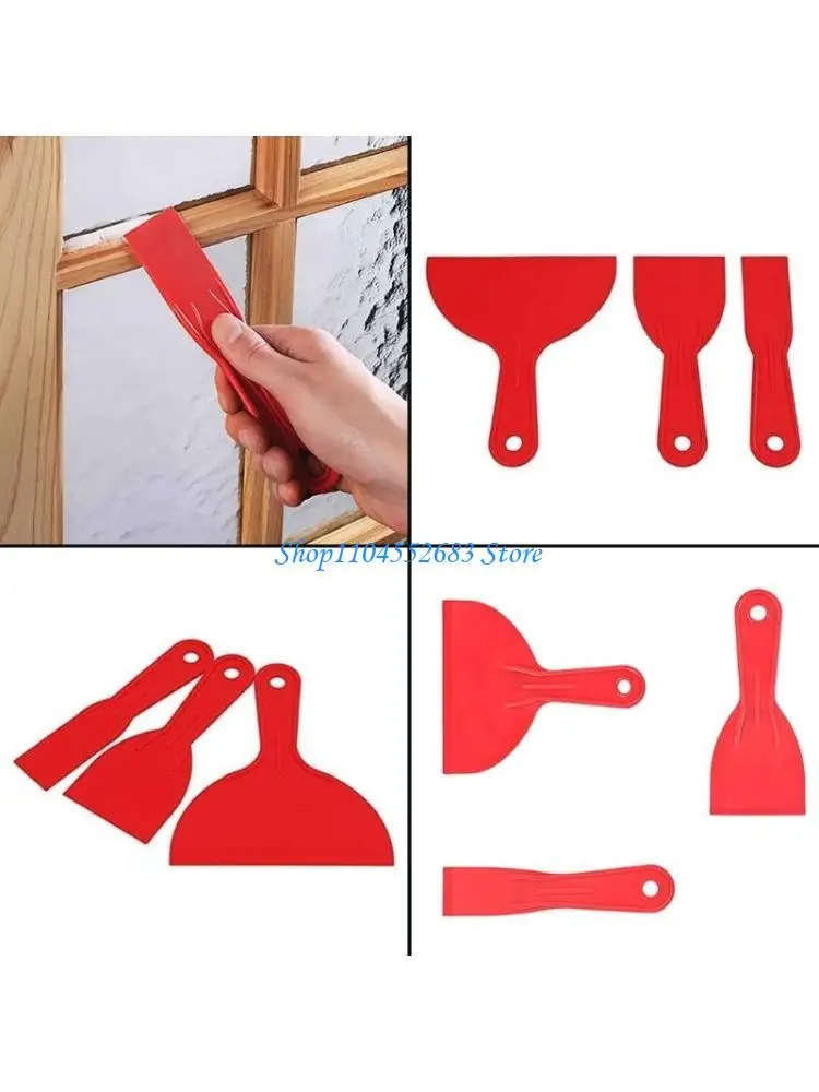 

Y6GD Comprehensive Plastic Putty Scraper Assortment For Seamless Surfaces Preparation