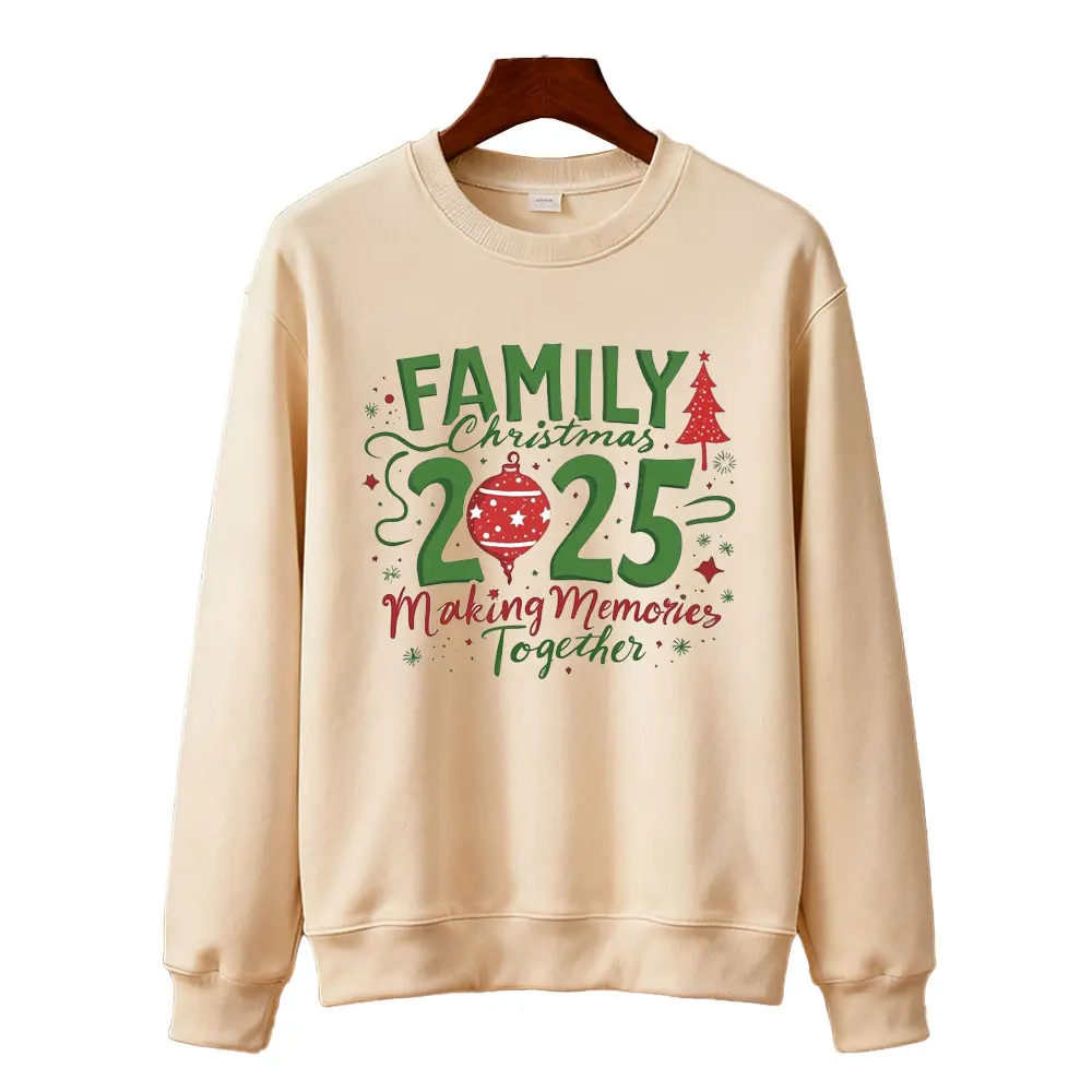 Famille Noël 2025 PNG fabrique des souvenirs ensemble Téléchargement numérique Conception par sublimation de vacances Ornement de Noël Clipart pour tasses