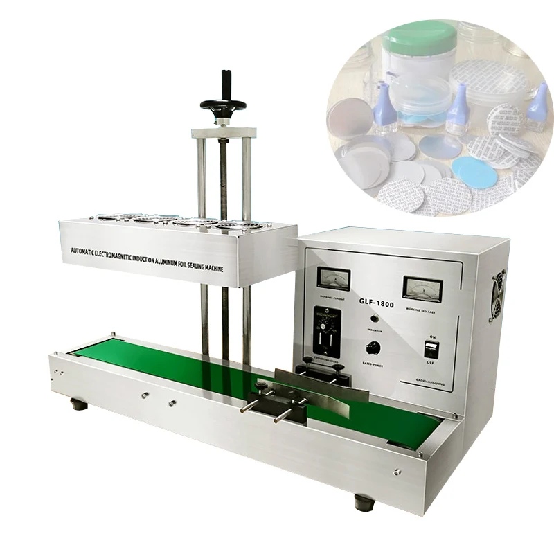 

Electromagnetic Induction Bottle Aluminum Foil Sealing Machine Commercial Tin Foil Gasket Sealing Machine For Glass Plastic Bott
