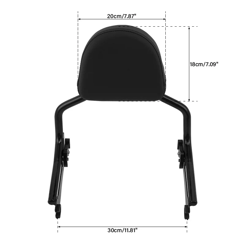 Black Backrest Sissy Bar Fit For BMW R18 2020-2025 R18 Classic 2021-2025 New