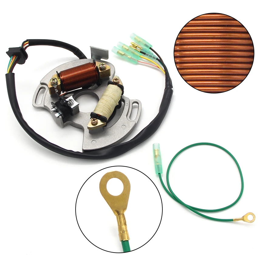 

Motorcycle Magneto Generator Stator Coil For Yamaha YFS200 Blaster 2003-2007 Special Edition 5VM-85560-00 Motorcycle Accessories