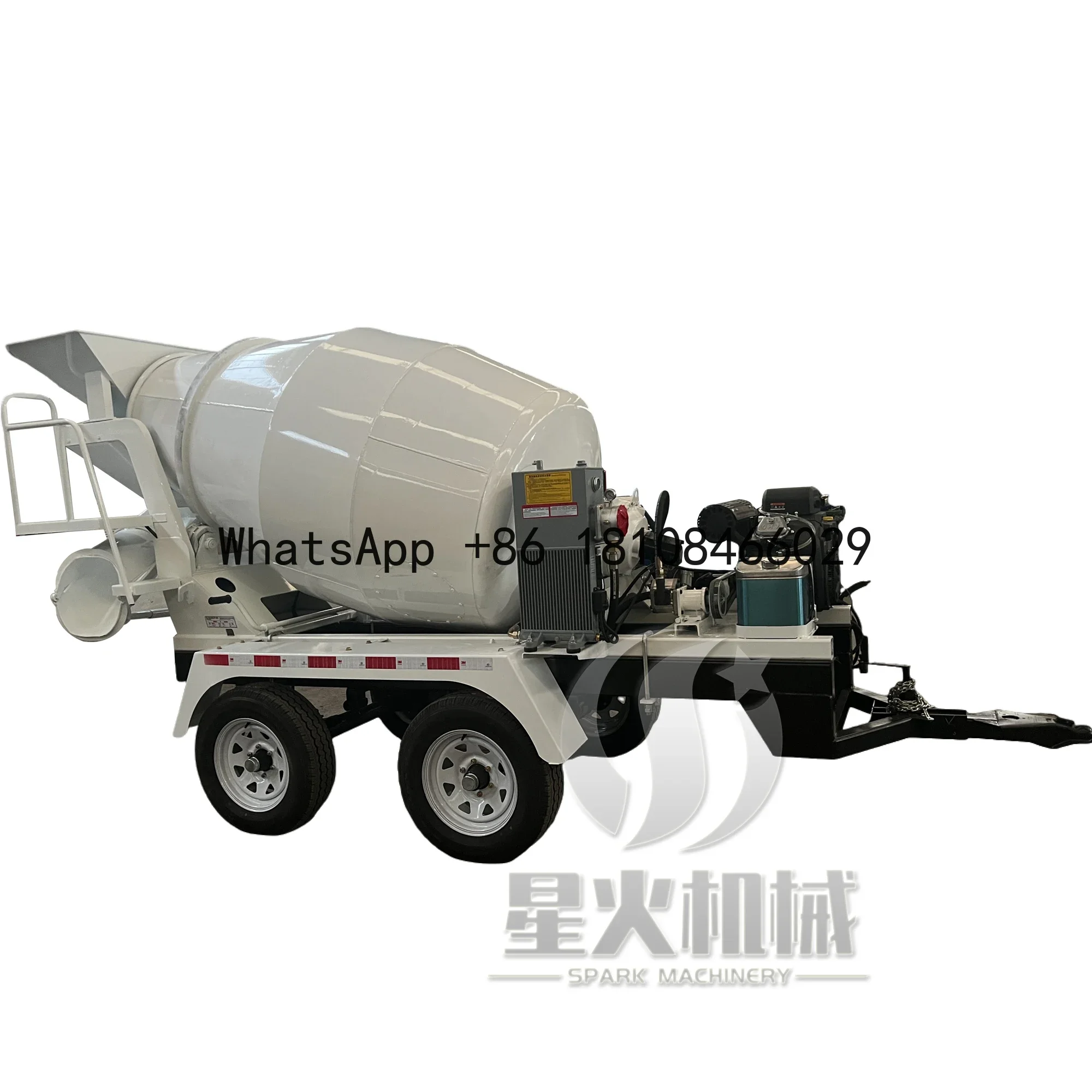 4 Cubic Yards Concrete Portland Transit Mixers Movable Mini Concrete Mixer For Trucks Quality Mixing Tank Machine For Factory