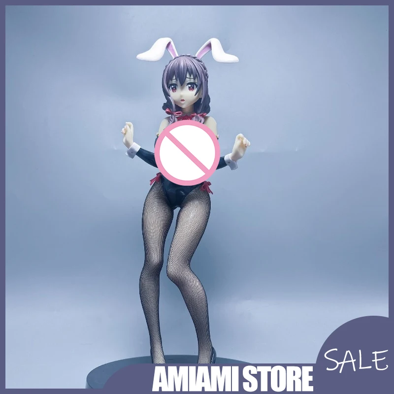 

35-42cm Darkness Aqua Yunyun Bunny Girl Ver Anime Figure Set Model Statue Desktop Decoration Collectible Birthday Gift for Fans