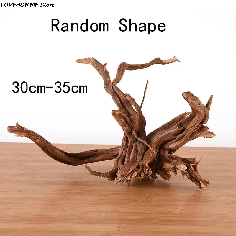 1pcs Natural Trunk Driftwood Tree Aquarium Fish Tank Plant Wooden Branch Decoration Ornament Landscap Flower Grass Decor Hot!!!