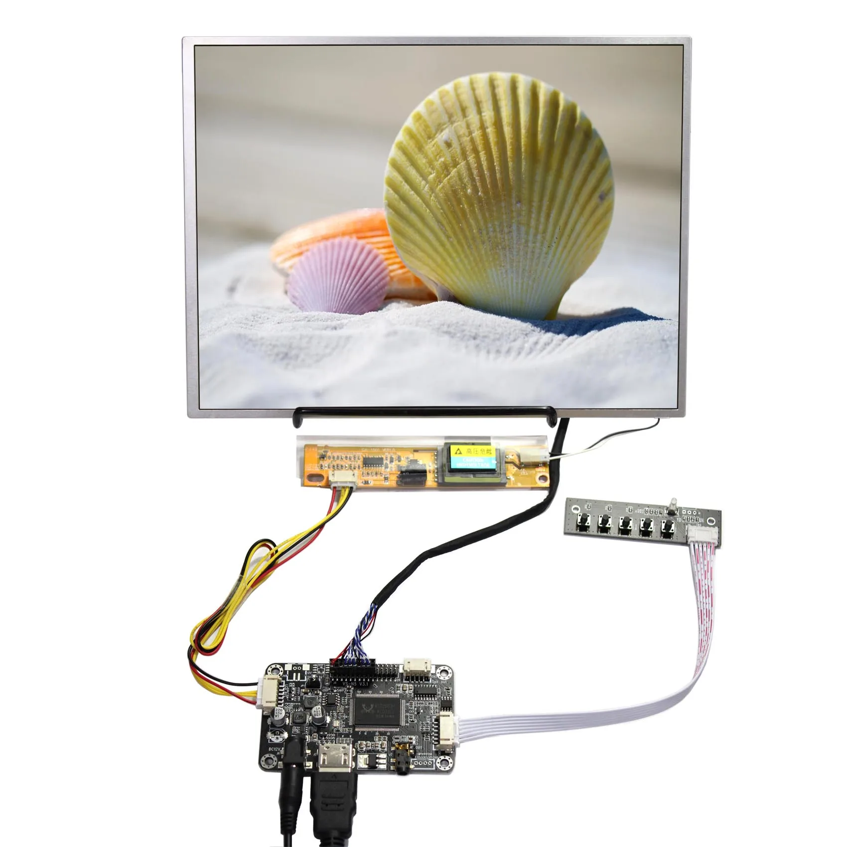 VSDISPLAY 12.1inch 4:3 1024x768 LCD Screen With  HD-MI Audio LCD Controller Board