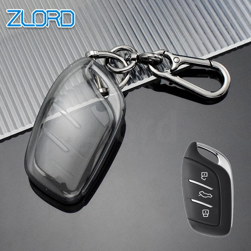 

Transparent Soft Tpu Key Case Cover For MG4 MG5 MG6 Mg3 Mg7 MG ZS EV HS EHS ZX GT Roewe RX3 RX8 ERX5 RX5 I6 I5 Car Accessories