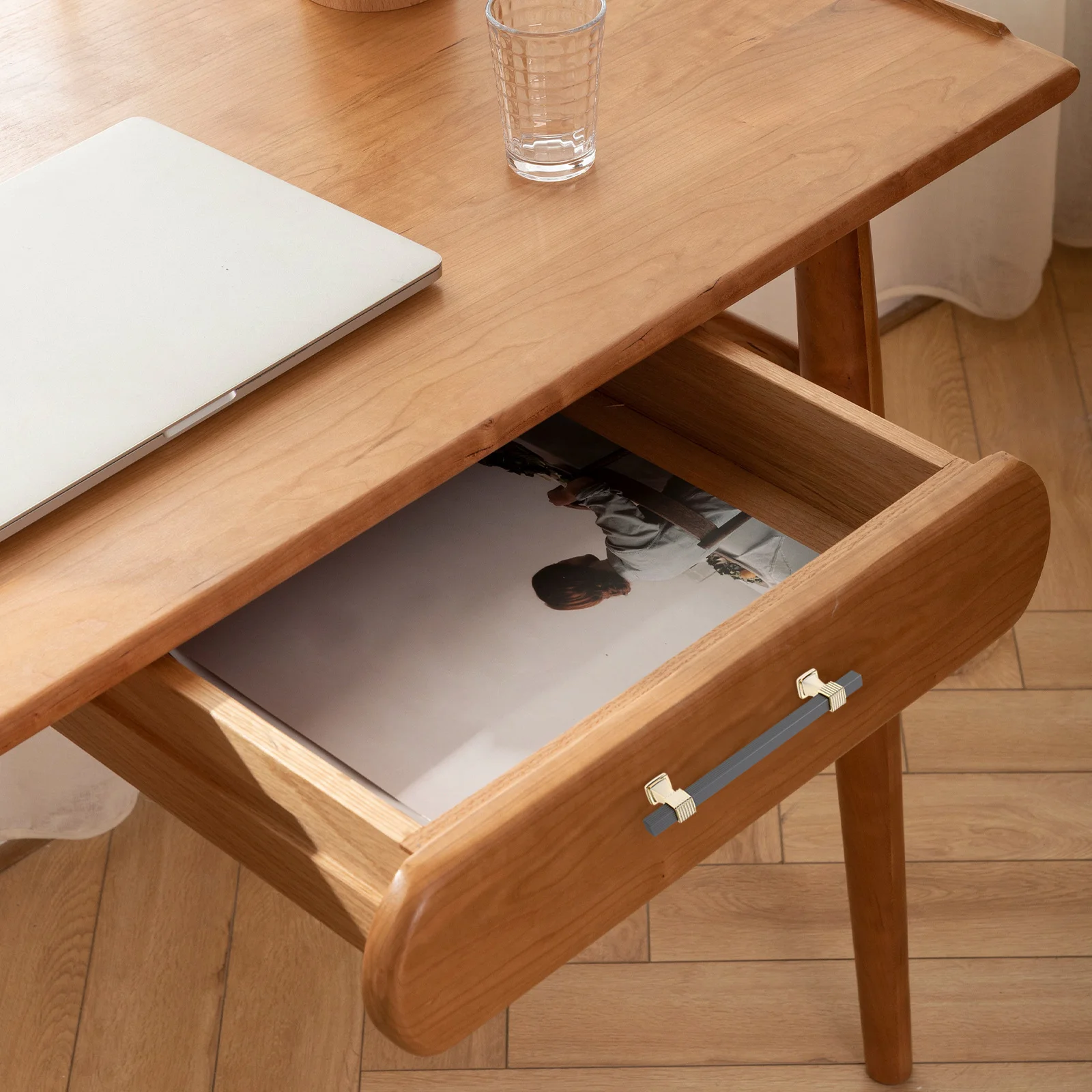 Manija de muebles, manija de puerta de gabinete de aleación de aluminio, tiradores de cajón de Metal duraderos para armario, vestidor, herrajes para armario de cocina