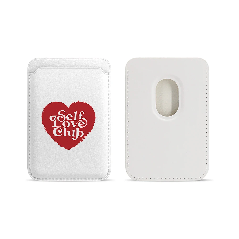 Self Love Club Leder-Kartenetui Handyhülle Kartenhalter für Magnetische Hülle Geeignet für alle iPhone Magsafe Karten-Handy-Rückseiten-Taschen – Detail 5