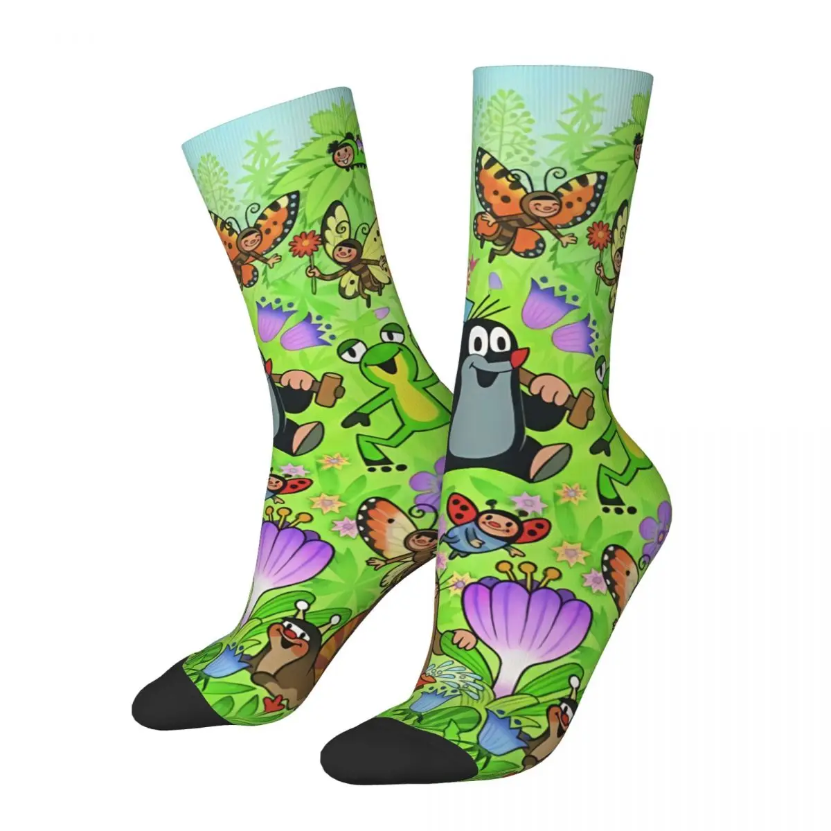 Krtek The Little Mole Unisex Winter Socks Hiking Happy Socks Street Style Crazy Sock