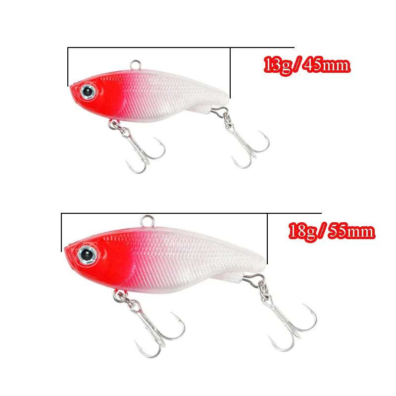 Soft Fishing Rotating Lure Software VIB Silicone Baits 13g 18g Jig Vibrate Tackle Sinking Crankbaits Spinner Bass Pike Perch 1pc