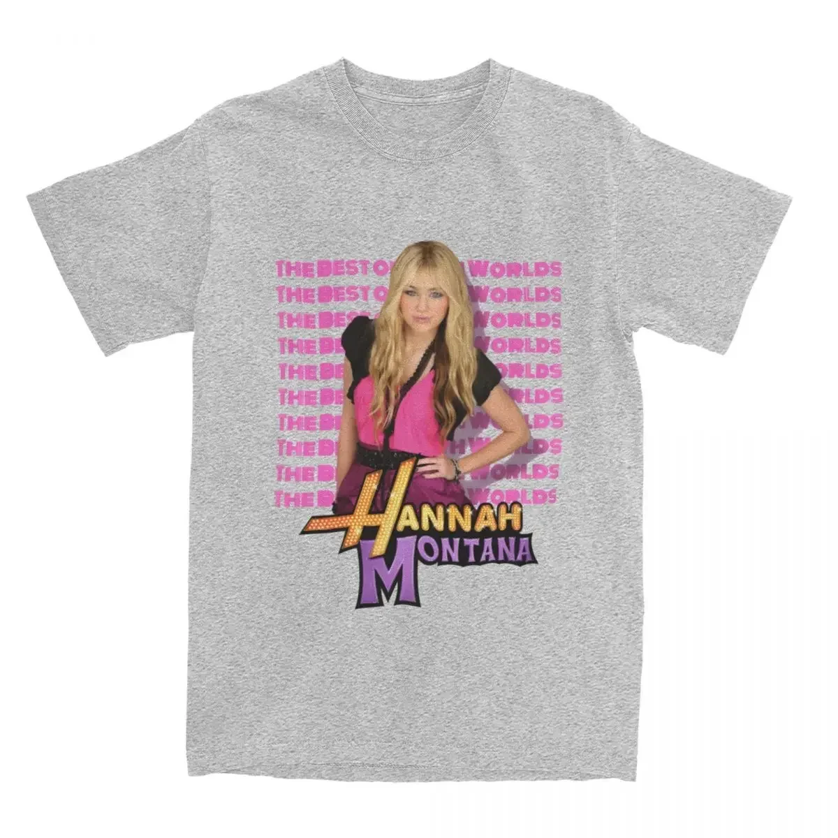 singer Merch Leisure Tee Shirt Short Sleeve Crewneck  Christmas Present Clothing Hannah Montana for Men Women T Shirt harajuku