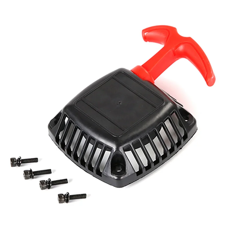 ABUM-2X Avviamento a strappo facile da avviare per motore 32Cc-36Cc Zenoah CY per 1/5 Hpi Baja 5B Rovan LT Losi 5Ive-T, Rosso