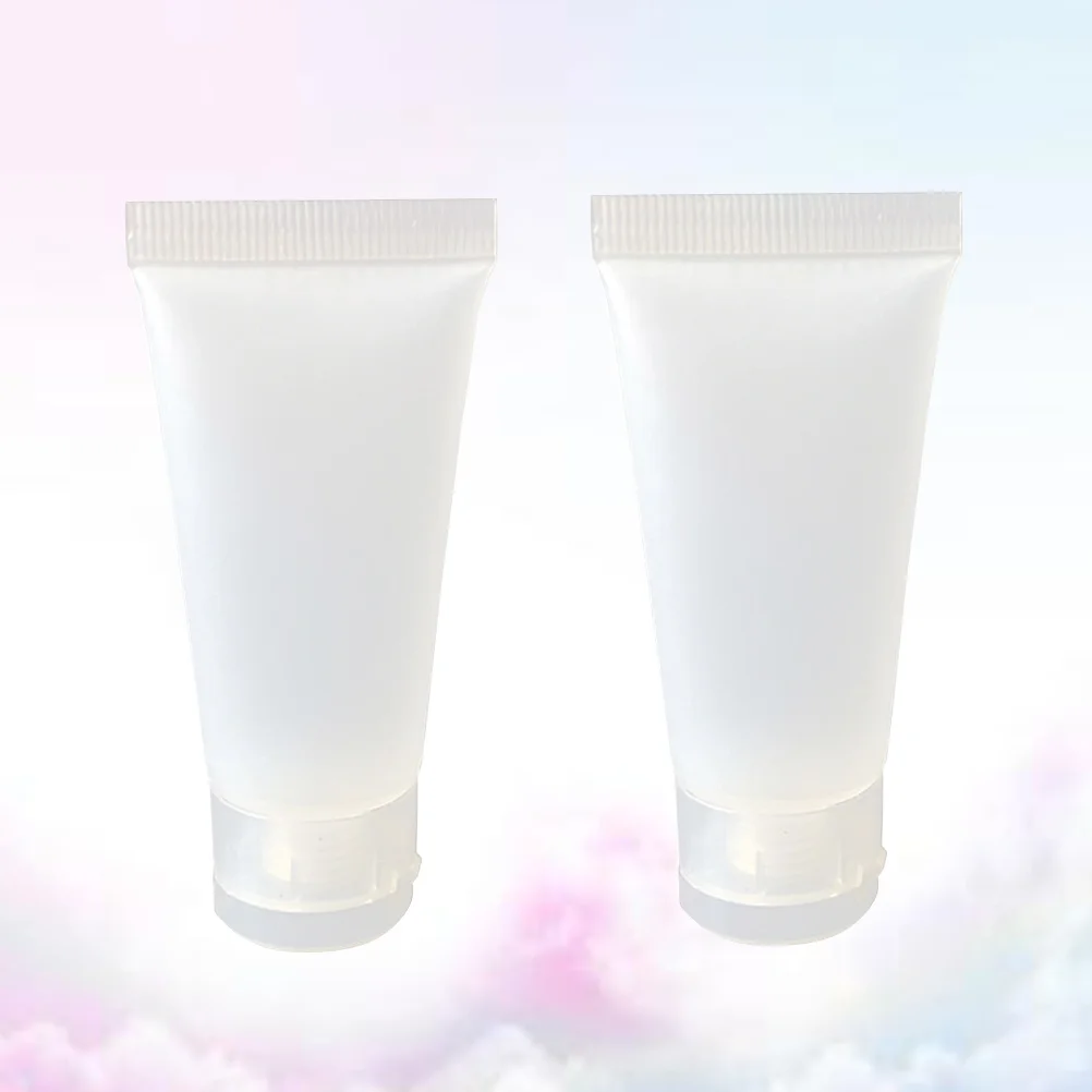 10 stücke 50 ml Reise Flaschen Nachfüllbare Squeeze Container Für Shampoo Lotion Gesicht Waschen Körper Waschen Sonnencreme Creme Hautpflege werkzeuge