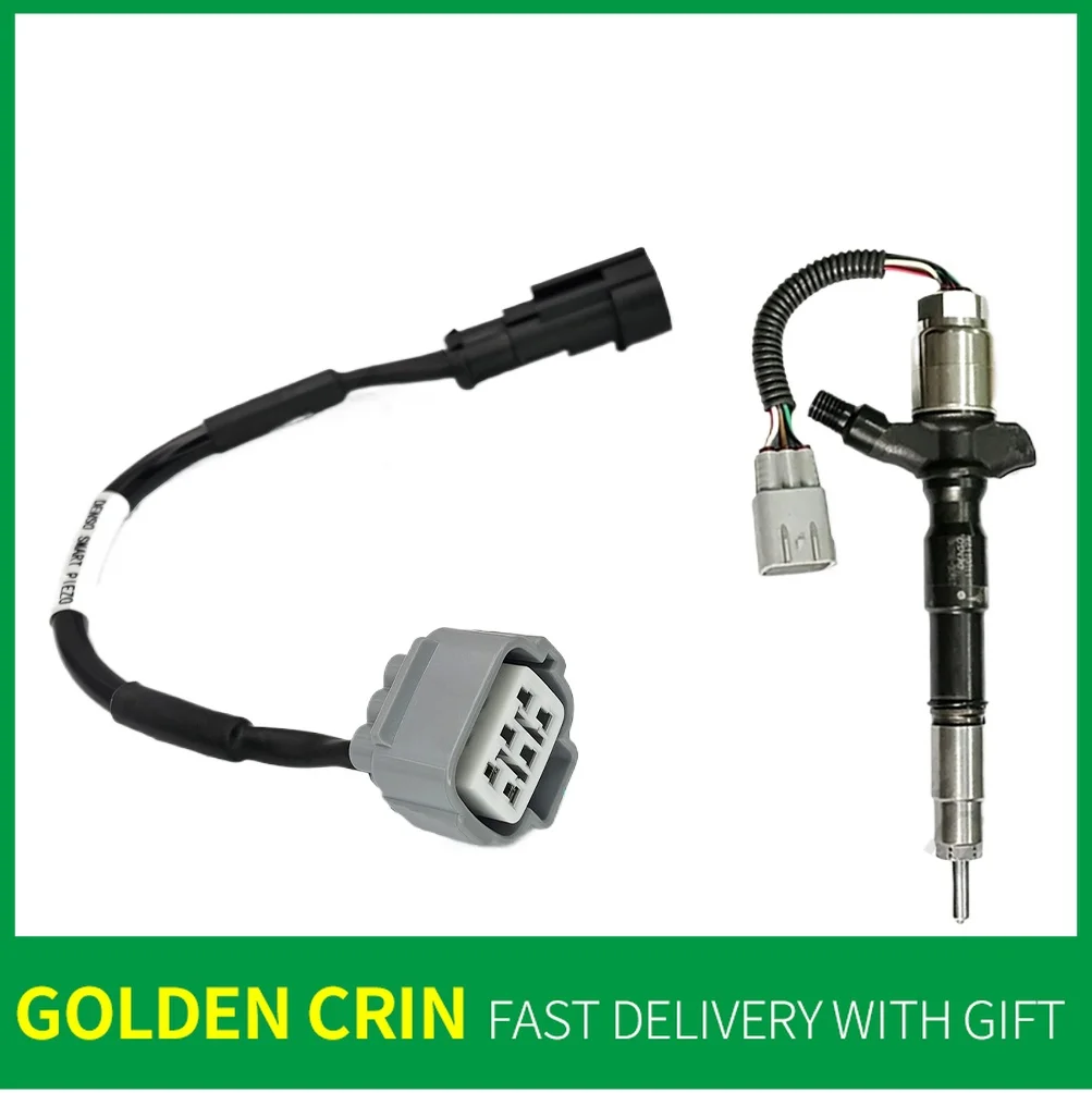 Piezo-Injektor-Testkabel für Denso 23670-30270 6-Pin-Stecker zu 2-Pin-Steckerkabel für Diesel-Reparatur-Diagnosetool – Detail 1