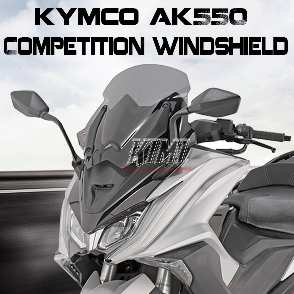 

For KYMCO AK550 AK 550 Motorcycle Front Windshield Competition Windshield Non-destructive Installation Modification Accessories