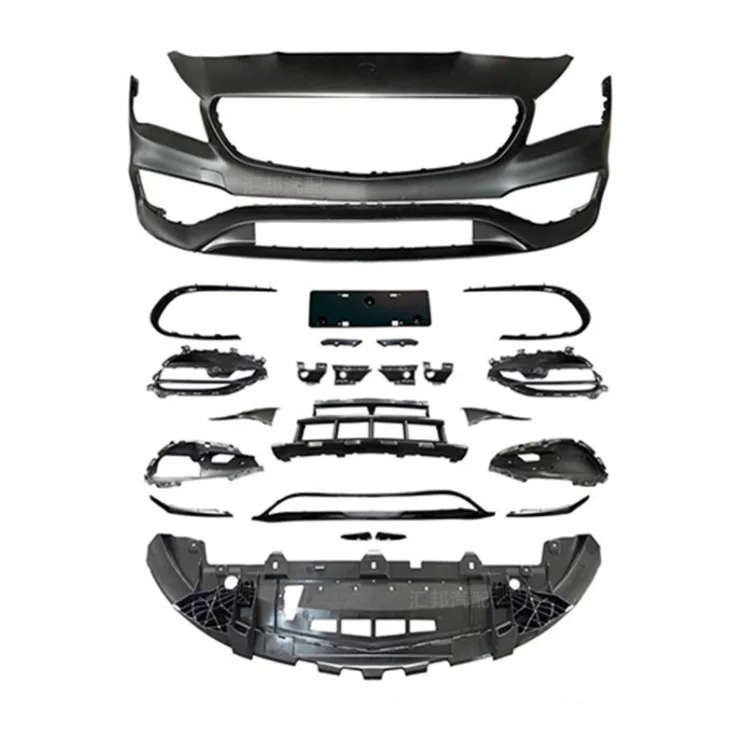 Mercedes CLA Body Kit AMG Front Bumper For  CLA W117 CLA200 CLA250 Upgrade CLA 45 AMG Body Kit