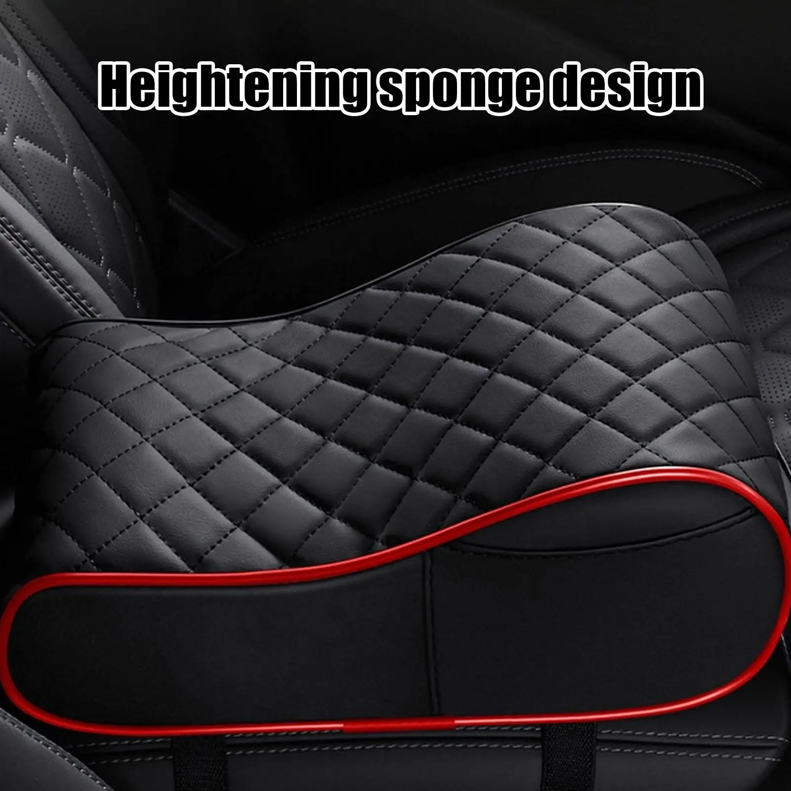 

Center Console Cover Auto Accessories Heightened Armrest Pad For Trucks SUVs RVs Sedans Drivers Commuting Road Trip Highway City