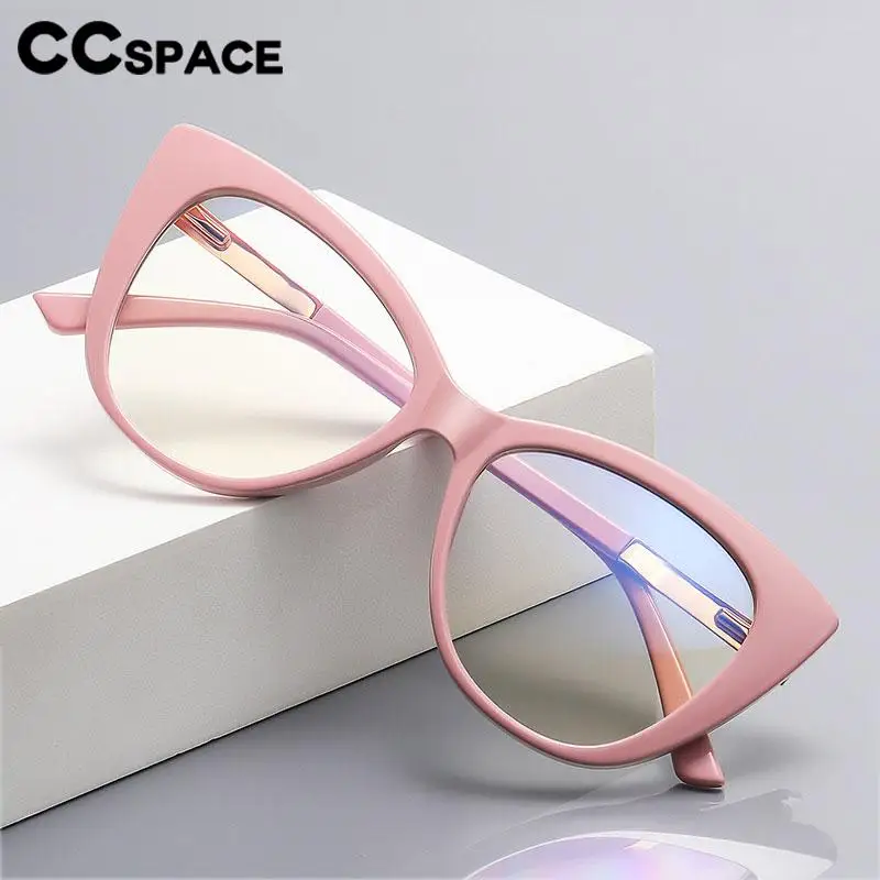 R57569 TR90 Cat Eye Anti Blue Light Glasses Frame Comfortable Spring Hinge Presbyopia Eyeglasses Customizable Prescription