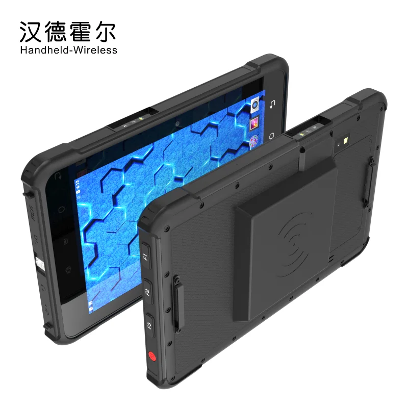Rugged Android Tablet RFID Reader with Impinj UHF RFID with Honeywell Barcode Scanner Octa-Core 2.0GHz 8000mAh Battery in Stock