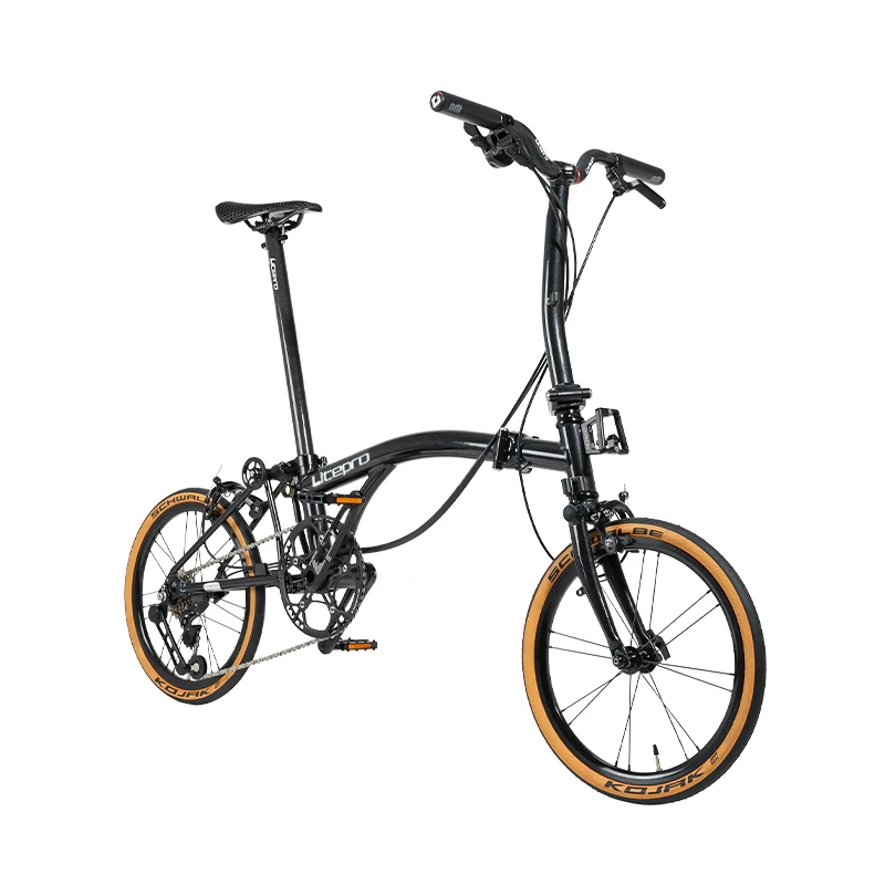 AliExpress litepro Litepro 16 Inch 6-Speed Folding Bicycle S6 Aluminum Alloy Adult Portable Outdoor Cycling Bike Can Take The Subway