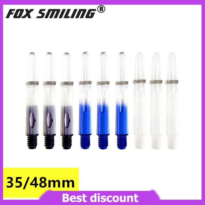 Fox Smiling 30pcs Darts Shafts 48/35mm Nylon Plastic 2BA Screw