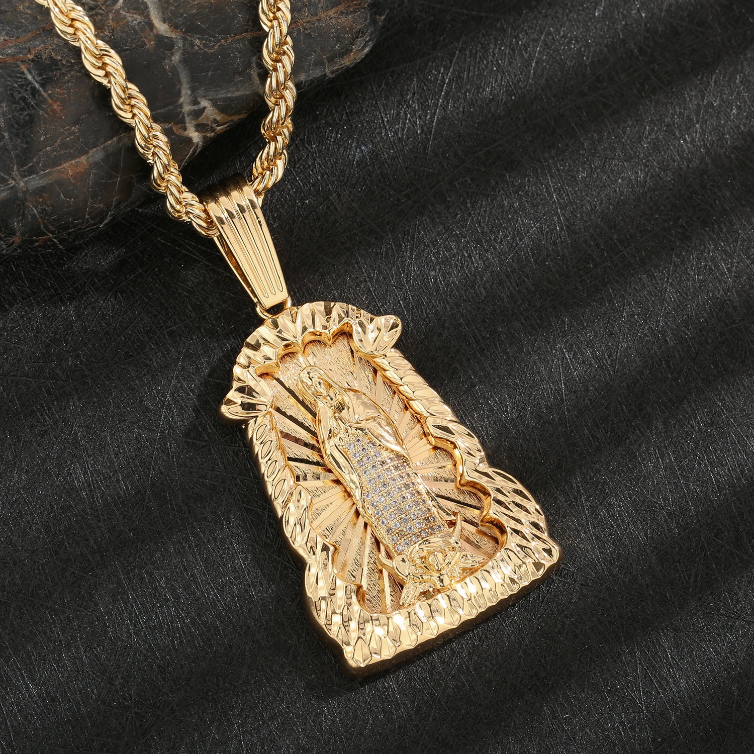 

Fashion Gothic Jewelry Hip Hop Rock Copper 4N Necklace Pendant Free Shipping Item