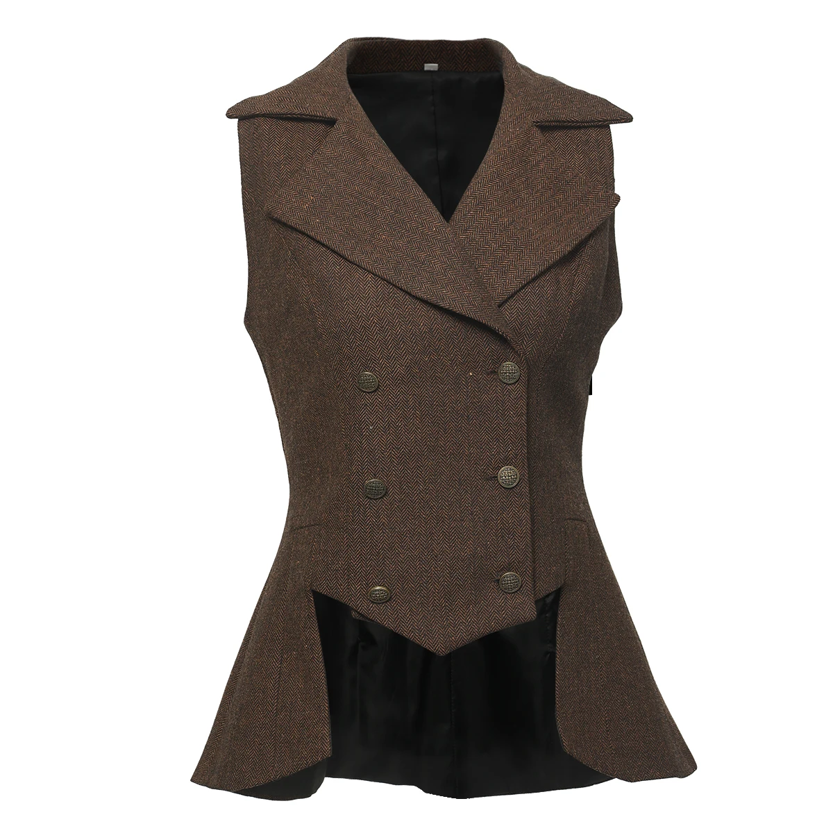 سترة نسائية على الطراز الفيكتوري خمر Steampunk عصر النهضة الذيل الخصر