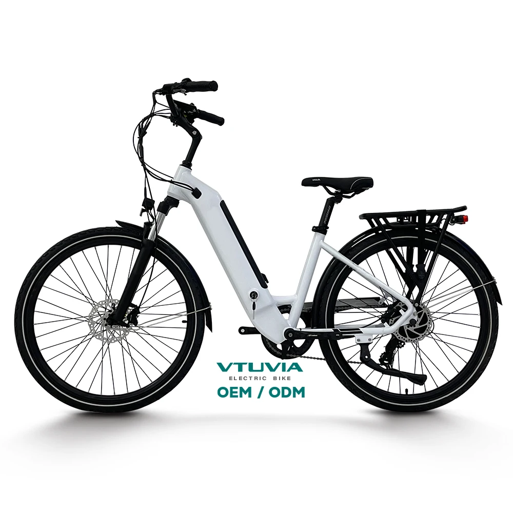 

High-performance Electric City Bicycle for Urban Cycling 250W 350W 500W Hybrid E Bike Off Road Fat Tire OEM ODM in China
