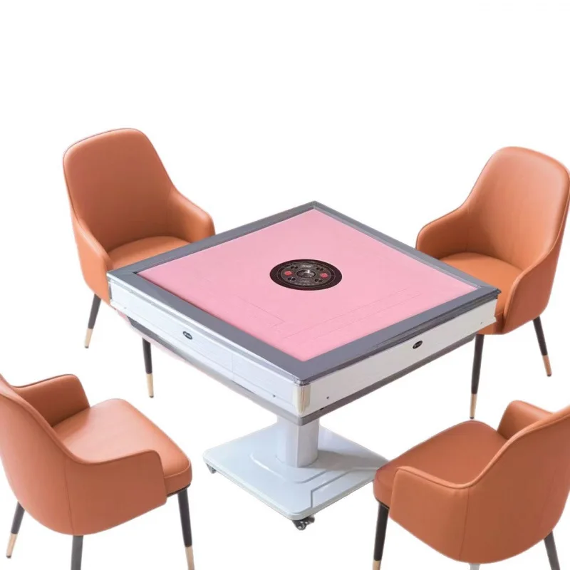 

New Automatic Folding Quiet Mahjong Table for Home Dining & Chess Rooms Four-port Card Machine Model Kgs-002