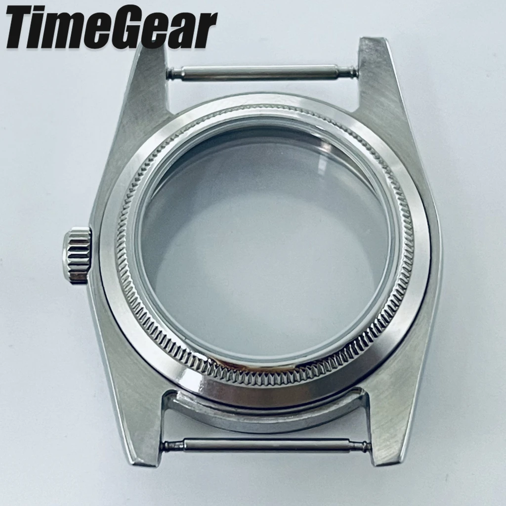 36mm/40mm Silver Watch Case Sapphire Fit NH34 NH35 NH36 ETA2824 PT5000 Movement Bevel Edge Good Quality 904L Stainless Steel - view 6