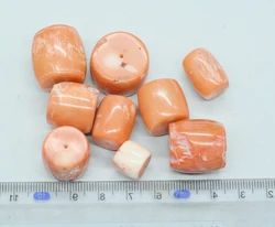 250PCS/lot (2.1KG) last one / lot. 100% natural orange irregular coral beads