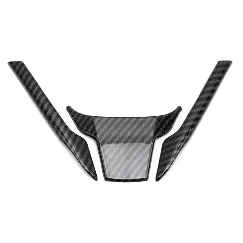 Steering Wheel Cover Trim For Honda Civic 2016 2017 2018 2019 2020 2021 Carbon Fiber Style Replacement Accessories-A61E - view 6