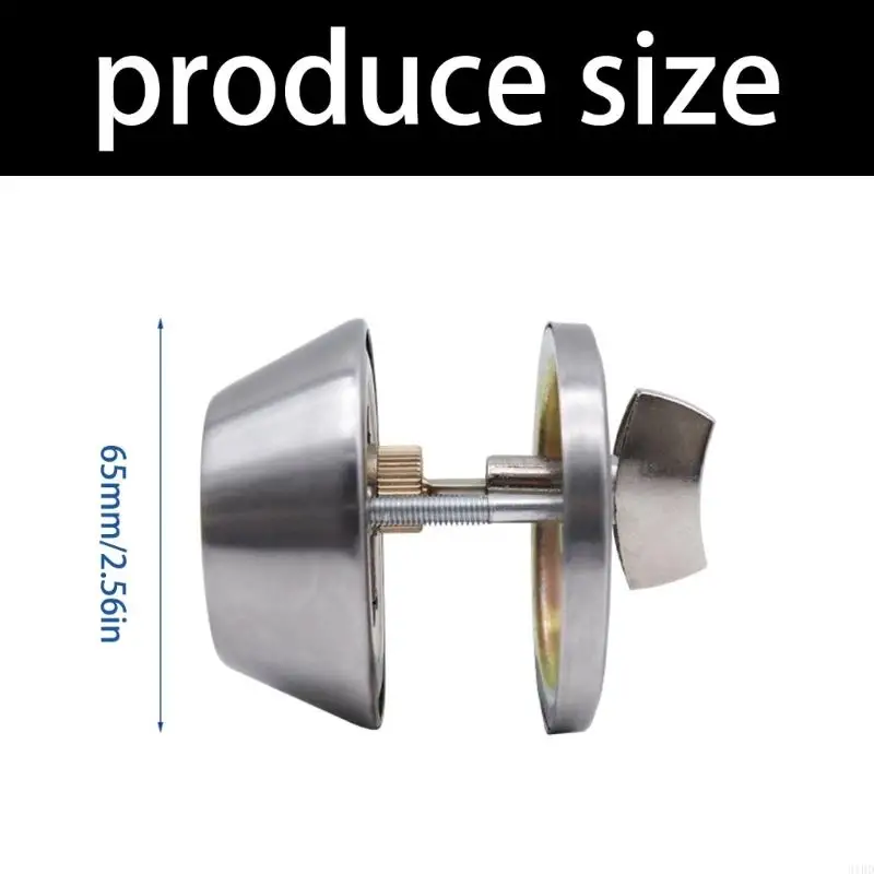 Wzmocniony cylinder zabezpieczający bez uderzenia i zakleszczenia, do standardowych instrukcji montażu drzwi