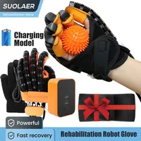 USB Rechargeable Rehabilitation Robot Gloves Robotic Hemiplegia Stroke Hand Recovery Equipment for Hand Function Finger Training