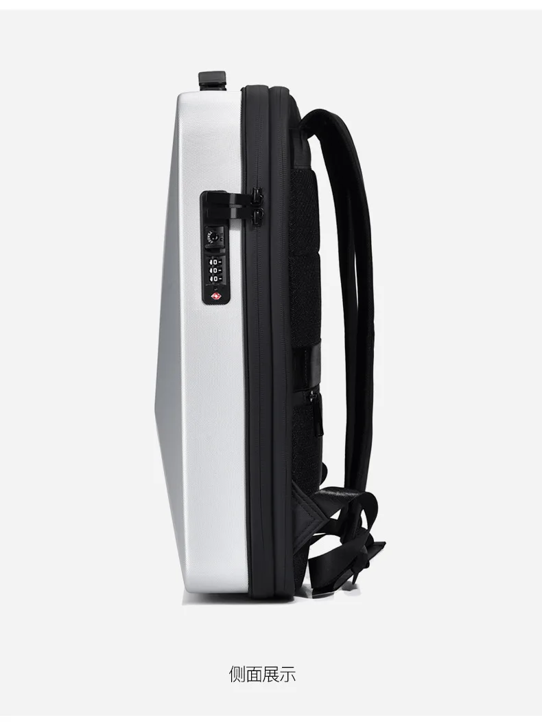 حقيبة ظهر مضادة للسرقة للرجال بسعة كبيرة حقيبة كمبيوتر محمول رياضية إلكترونية متعددة الوظائف كاجوال للسفر حافظة صلبة USB حقيبة ظهر مقاومة للماء