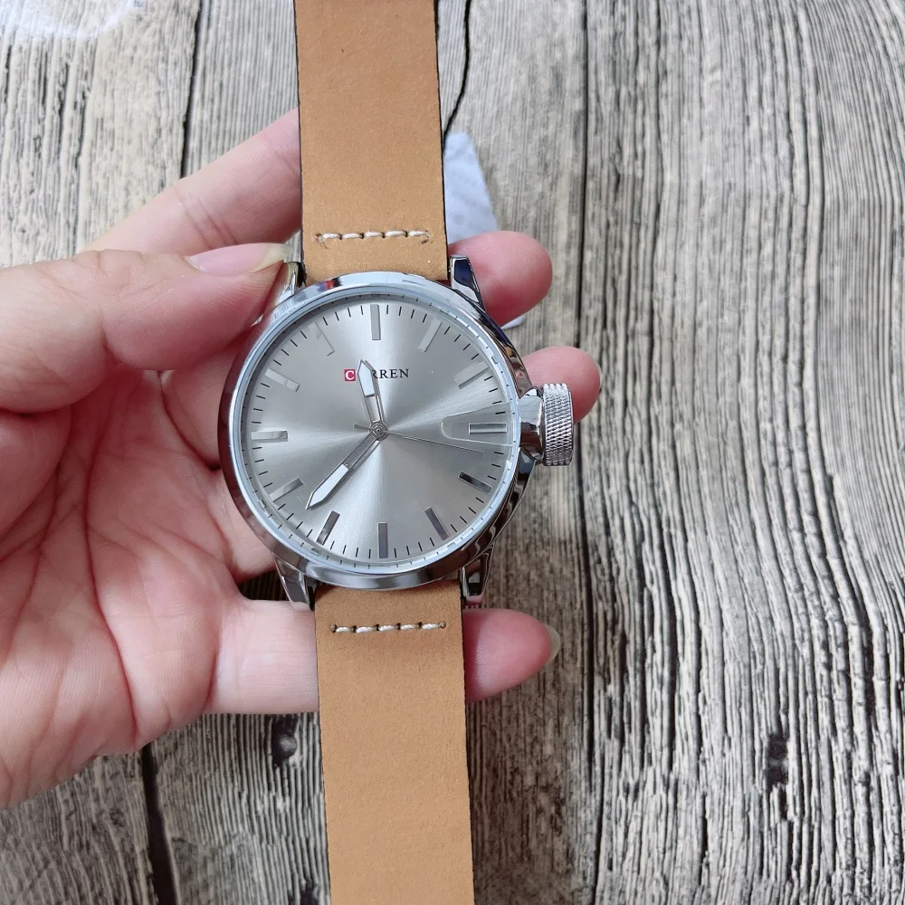 Curren 8208 Jam Tangan untuk Pria Hadiah Harga Murah Relojes Para Hombre Jam Tangan Besar Jam Tangan Kasual Jam Tangan Kuarsa Pria Relógio Pulso