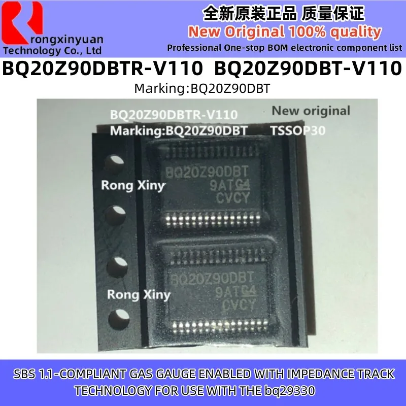 2Pcs BQ20Z90DBTR-V150 BQ20Z90DBT-V150 BQ20Z90 BQ20Z90DBTR-V110 BQ20Z90DBT-V110 BQ20Z90DBTR BQ20Z90DBT TSSOP30 Novo 100% qualidade
