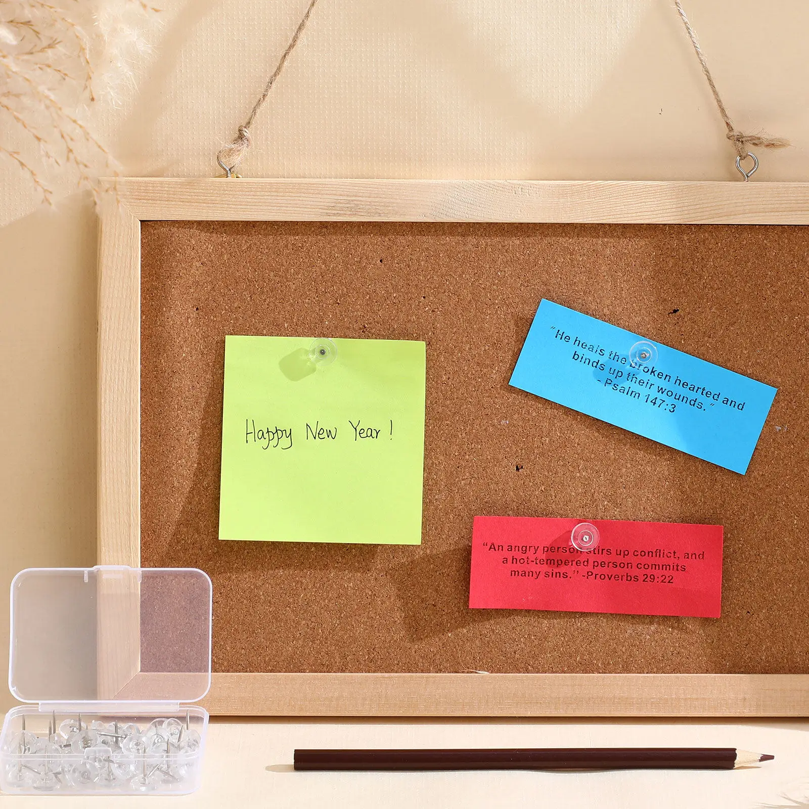 หมุดปักกระดาษหัวแบนใส 50 ชิ้น  - Home Office Head บทวิจารณ์และราคา