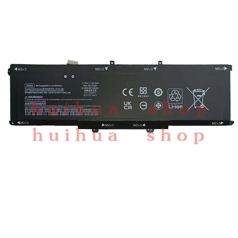 ZG06XL Battery For HP EliteBook 1050 G1 ZBook Studio X360 G5 HSTNN-IB8H 95.9Wh zm