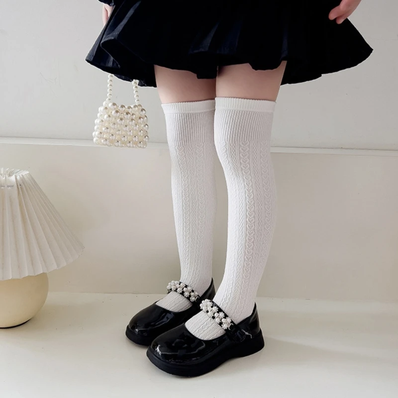 1 Pair Child's Legs Warm Fashionable Over the Knee Socks Kids Long Tube Socks