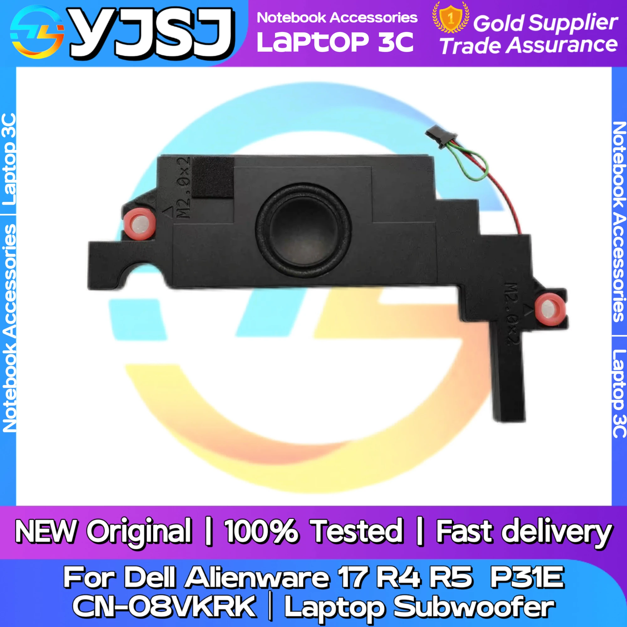 

Новый оригинальный аудиодинамик для ноутбука Dell Alienware17 R4 R5 P31E, встроенный динамик, звуковой сигнал CN-0JW7RE
