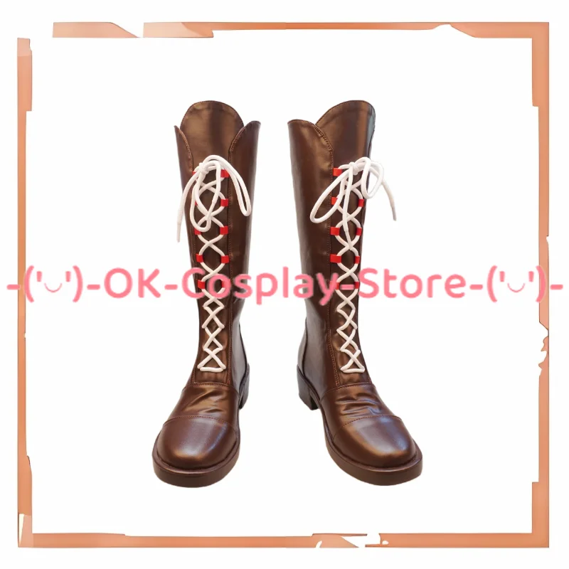 Kamishiro Rui Cosplay Shoes PU Leather Shoes Halloween Carnival Boots Cosplay Props Custom Made