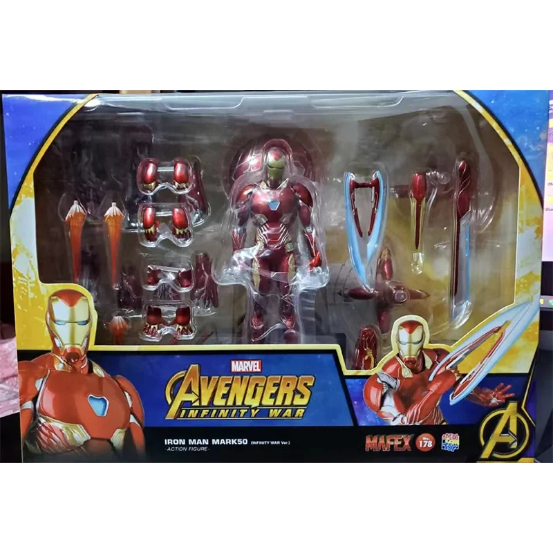 100% In Stock Original MAFEX 178 IRON MAN MARK50 INFINITY WAR Ver