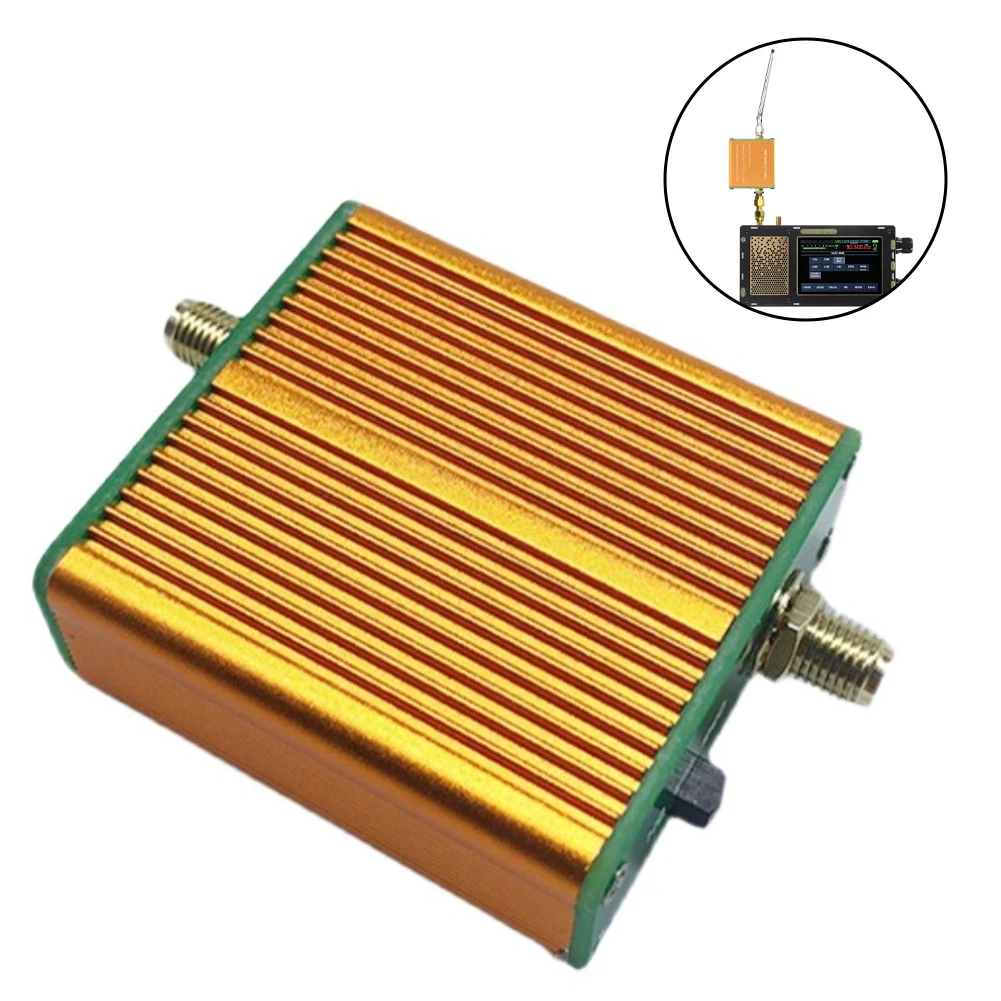 100k-6GHz Full-Band Radio Signal Power Booster 100k-6GHzfull-band Radio Signal Receiver High Linearity Low Noise Signal Booster