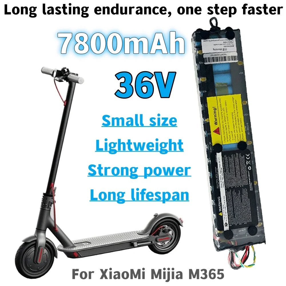 2026 New 36V 7800mAh Battery for Xiaomi M365/Pro/1S Special Battery Pack 36V Battery Riding 30km BMS Scooter Accessories