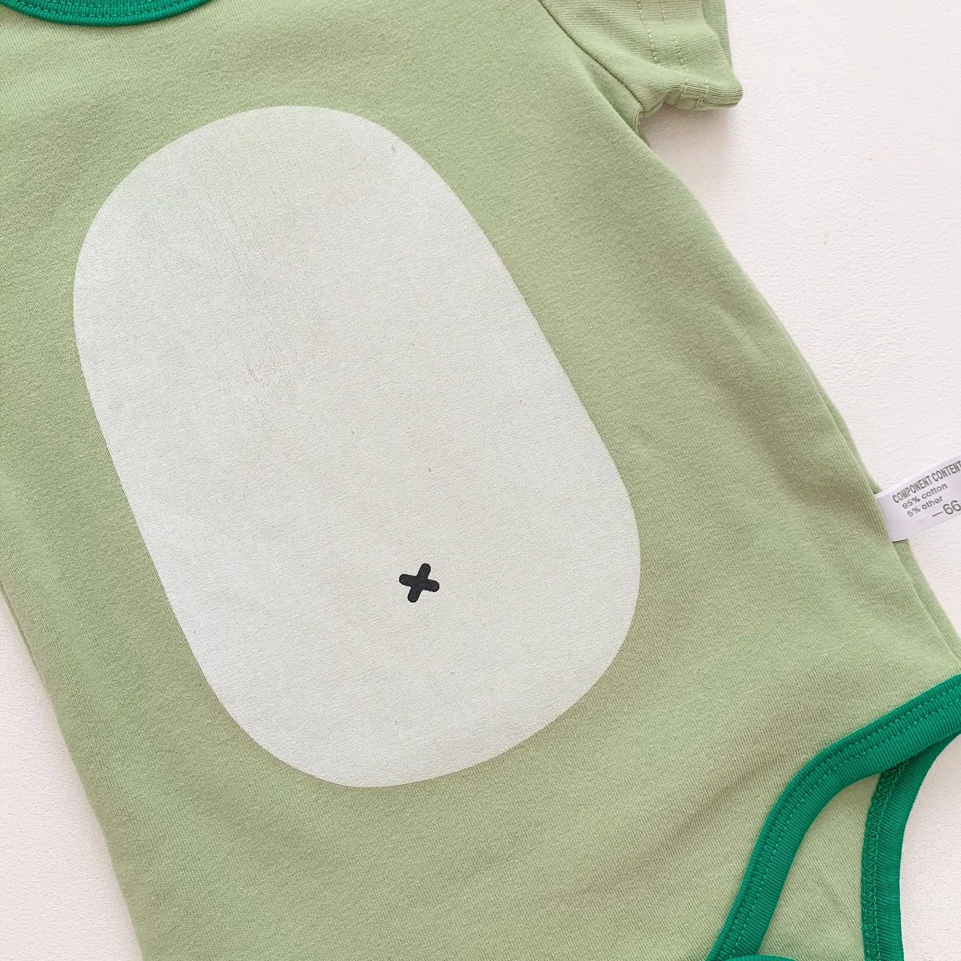 Baby Dinosaur Bodysuit+hat Ins Newborn Summer Short Sleeve Wrap Fart Outfits Korean Creeper Set Kids Boys Clothing 2pcs
