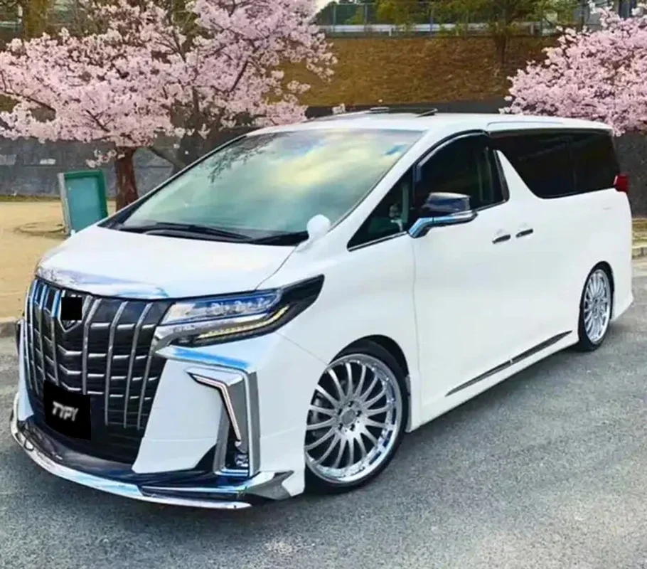 Car Modified Body kits Bodykit For Toyota Vellfire Upgrade to Alphard Body kit